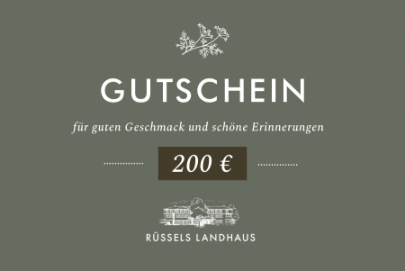 Gutschein Rüssels Landhaus "200"